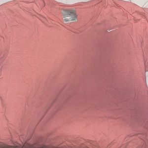 Pink Nike Cropped shirt S: M